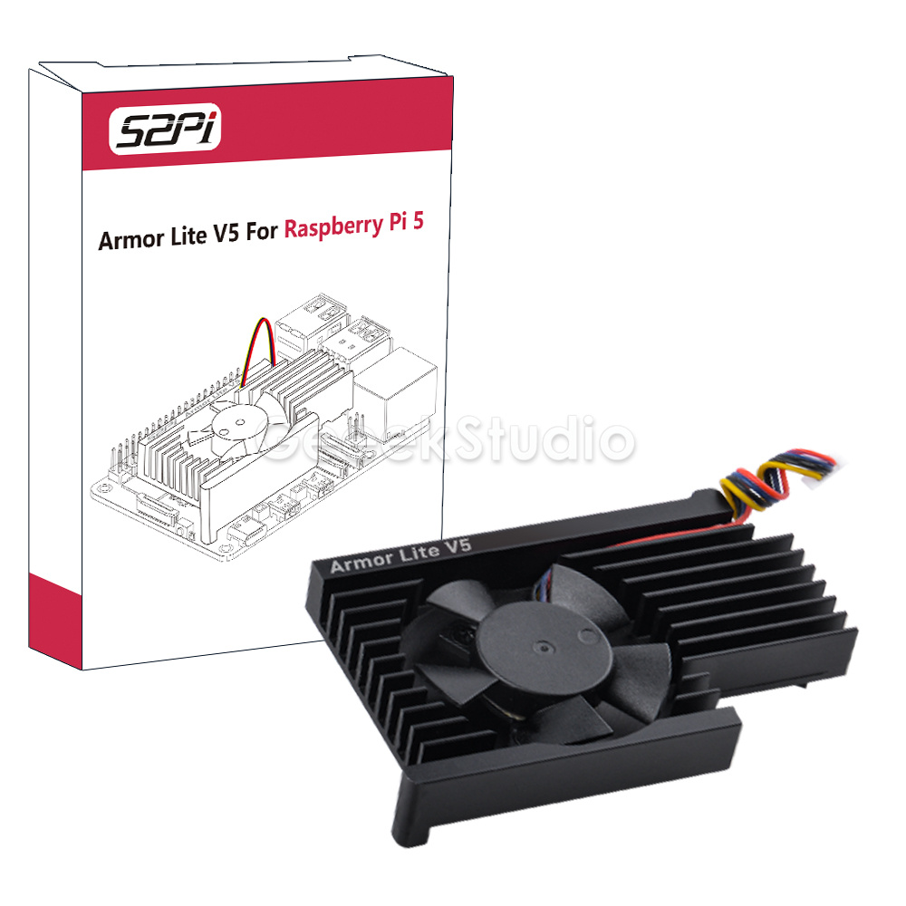 Pi Cooler - Armor Lite V5 aluminium Aloi CNC