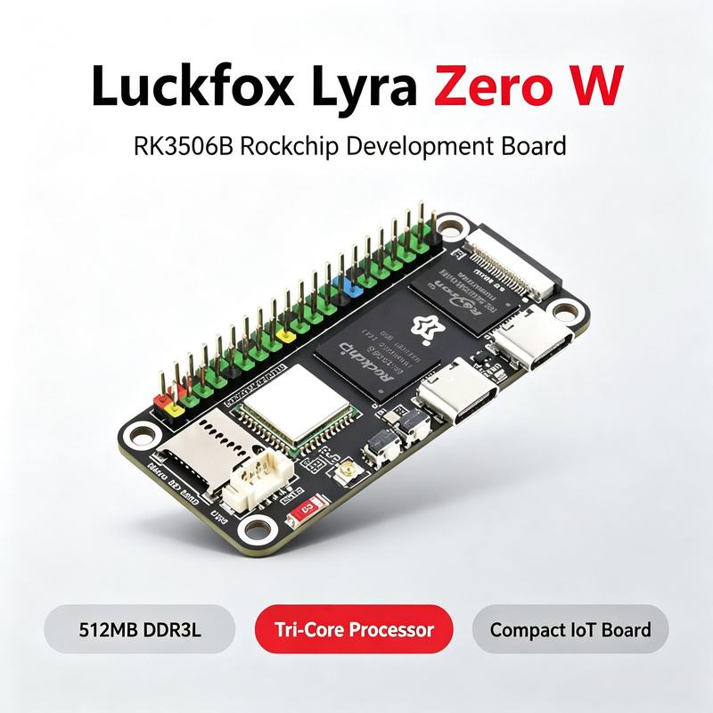 Luckfox Lyra Zero W RK3506B Ro - Pi Display ulasan dan harga