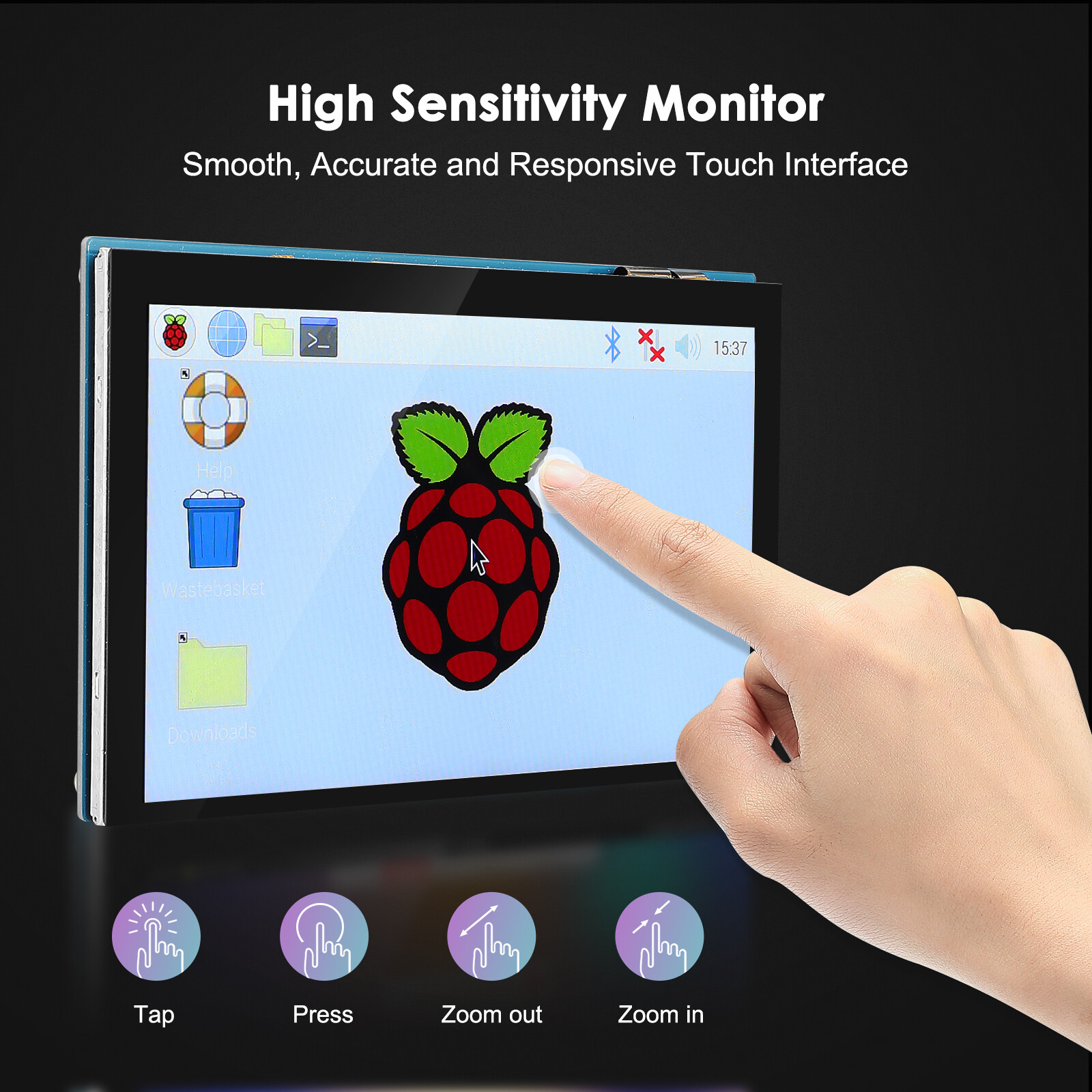 EYOYO Monitor Layar Sentuh Ras - Raspberry Pi 5 ulasan dan harga