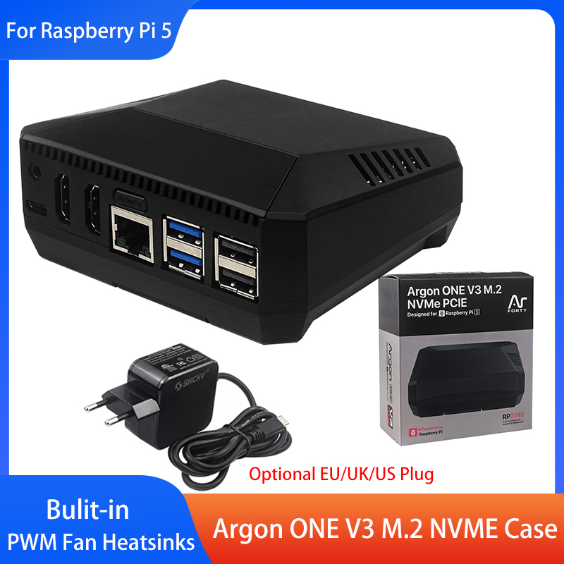 Casing Argon ONE V3 M.2 NVME C - Pi Cooler ulasan dan harga