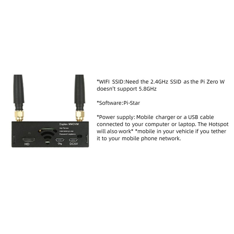 QWE Duplex MMDVM Hotspot WiFi  - Pi Zero ulasan dan harga