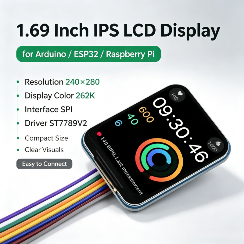 Modul LCD IPS 1.69 Inci ST7789 - Pi Zero ulasan dan harga