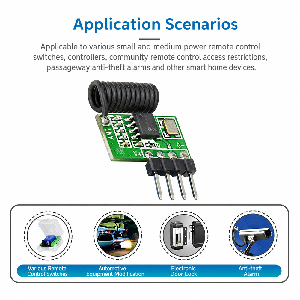Modul Penerima RF Superheterod - Arduino Kit ulasan dan harga