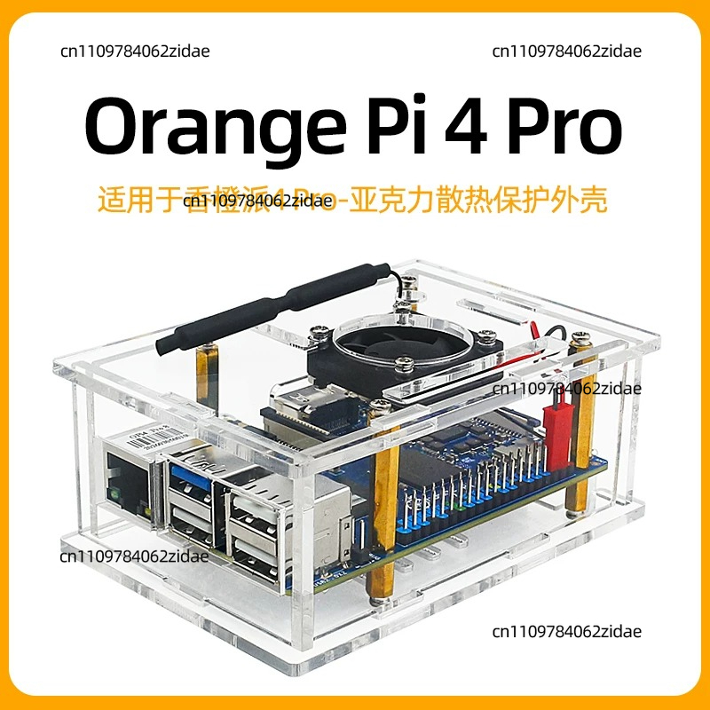 Untuk Orange Pi 4PRO Casing Ak - Pi 4 Case ulasan dan harga